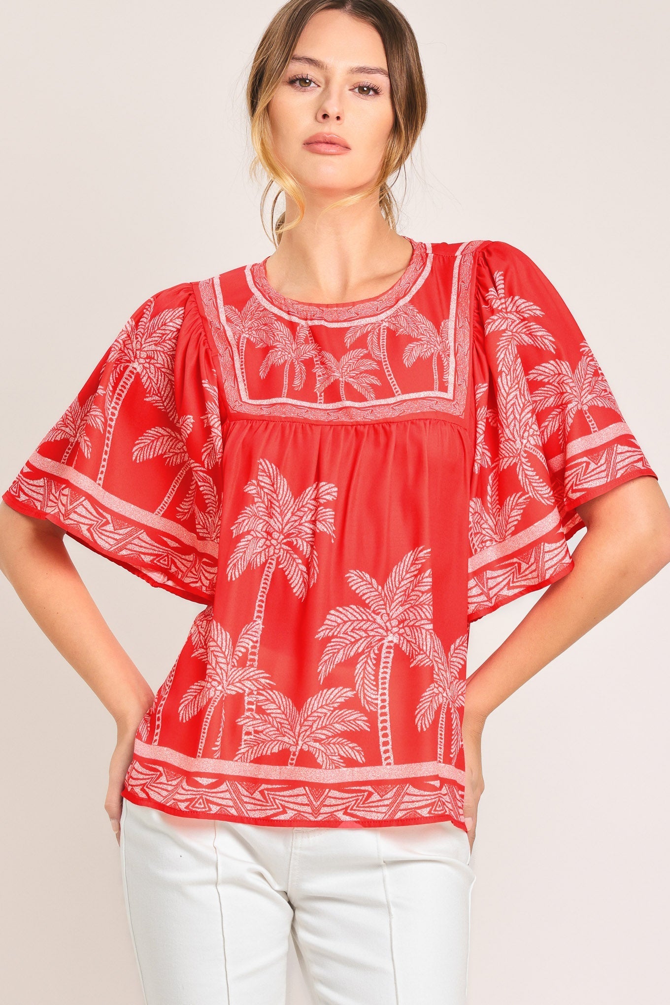 BREEZE STORY WOVEN TOP Flying Tomato