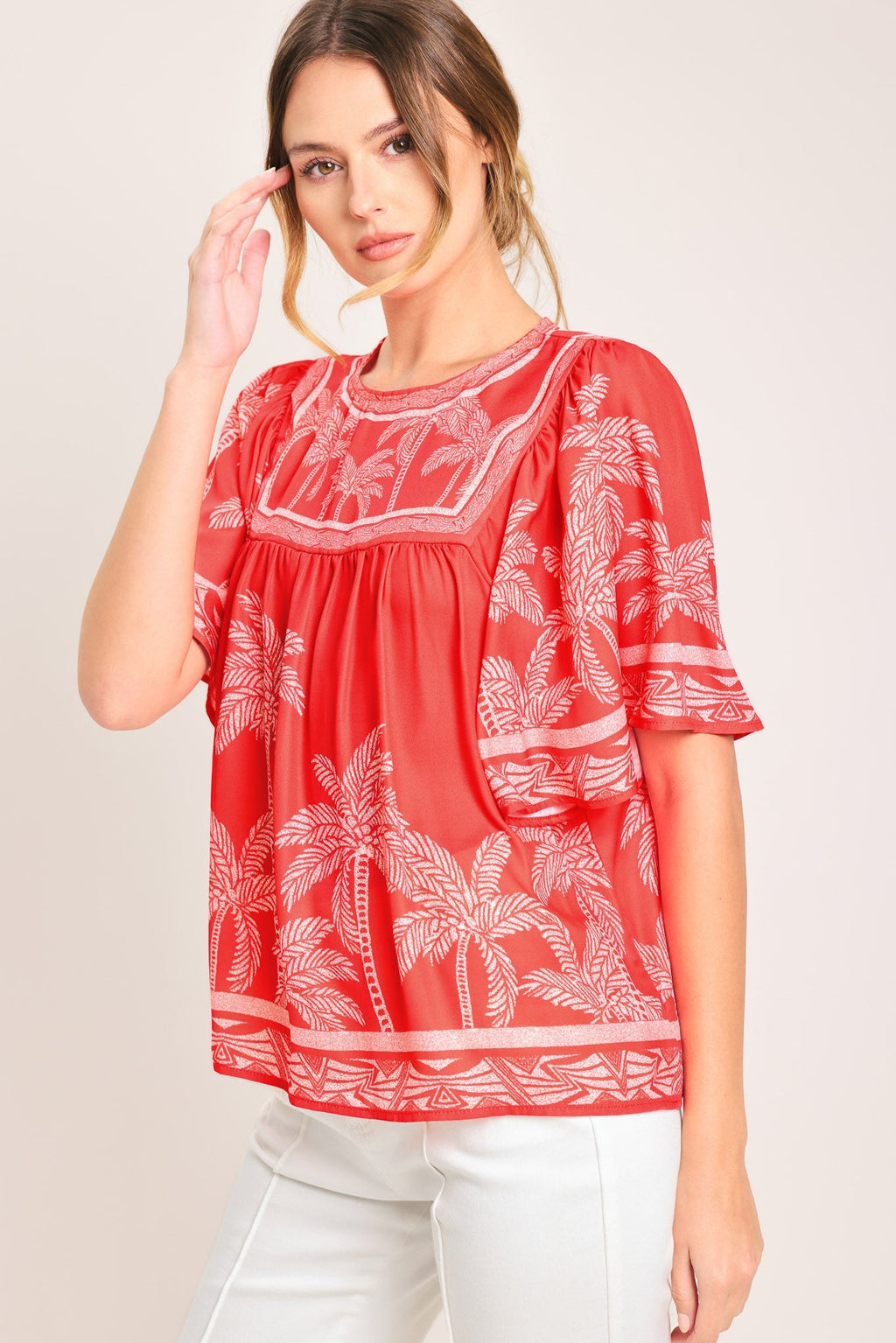 BREEZE STORY WOVEN TOP Flying Tomato