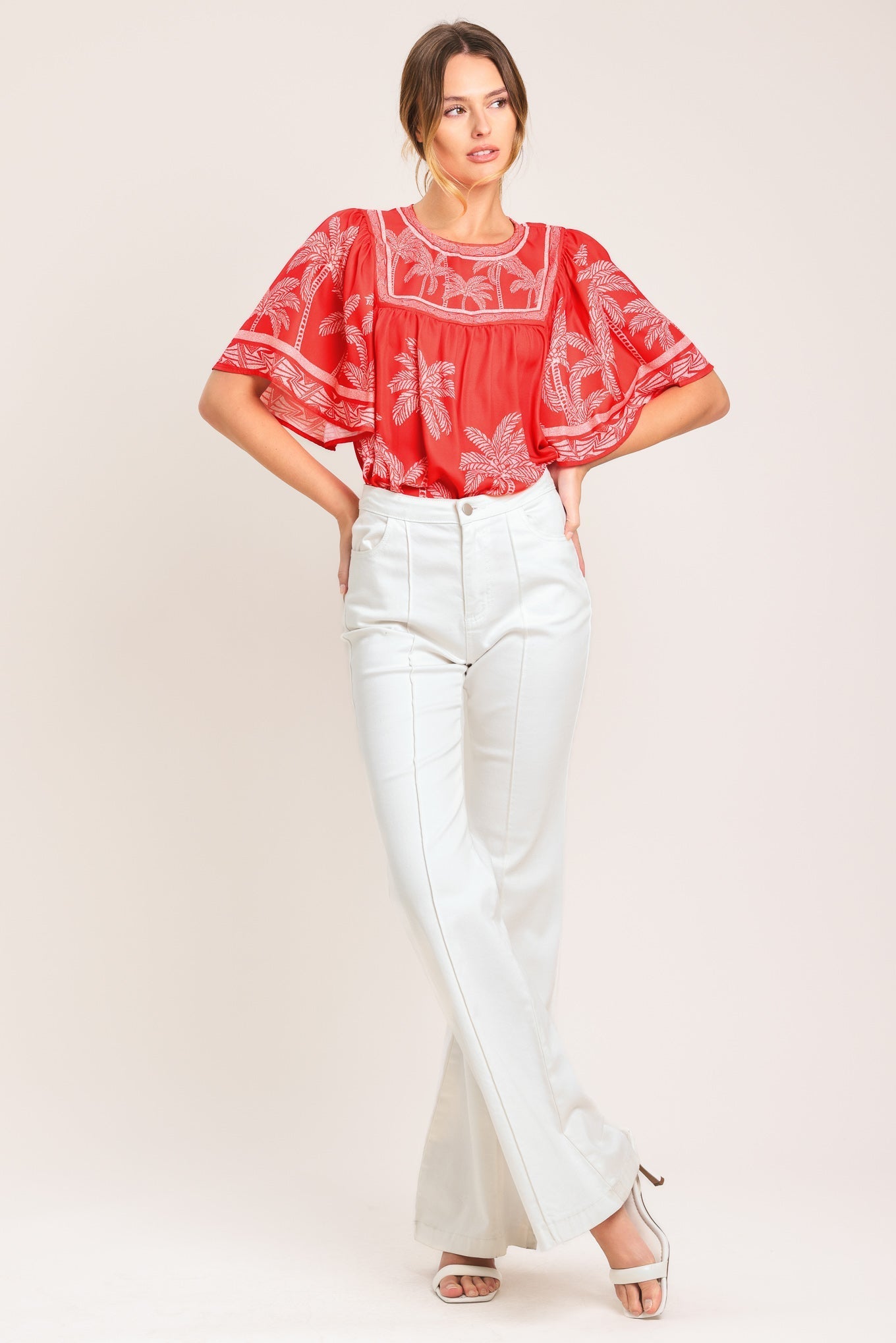 BREEZE STORY WOVEN TOP Flying Tomato