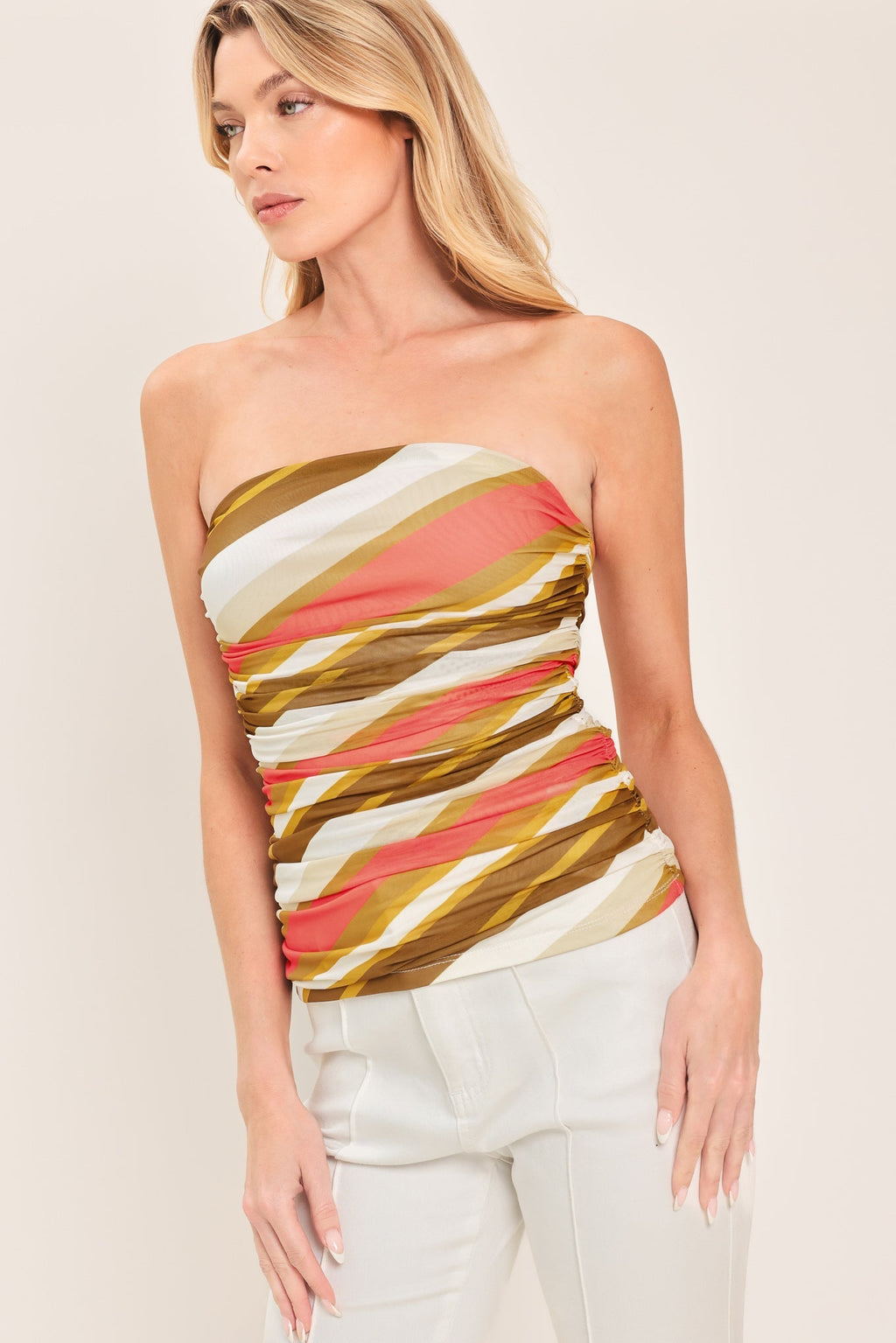 SUNKISSED MOOD POWER MESH TUBE TOP Flying Tomato