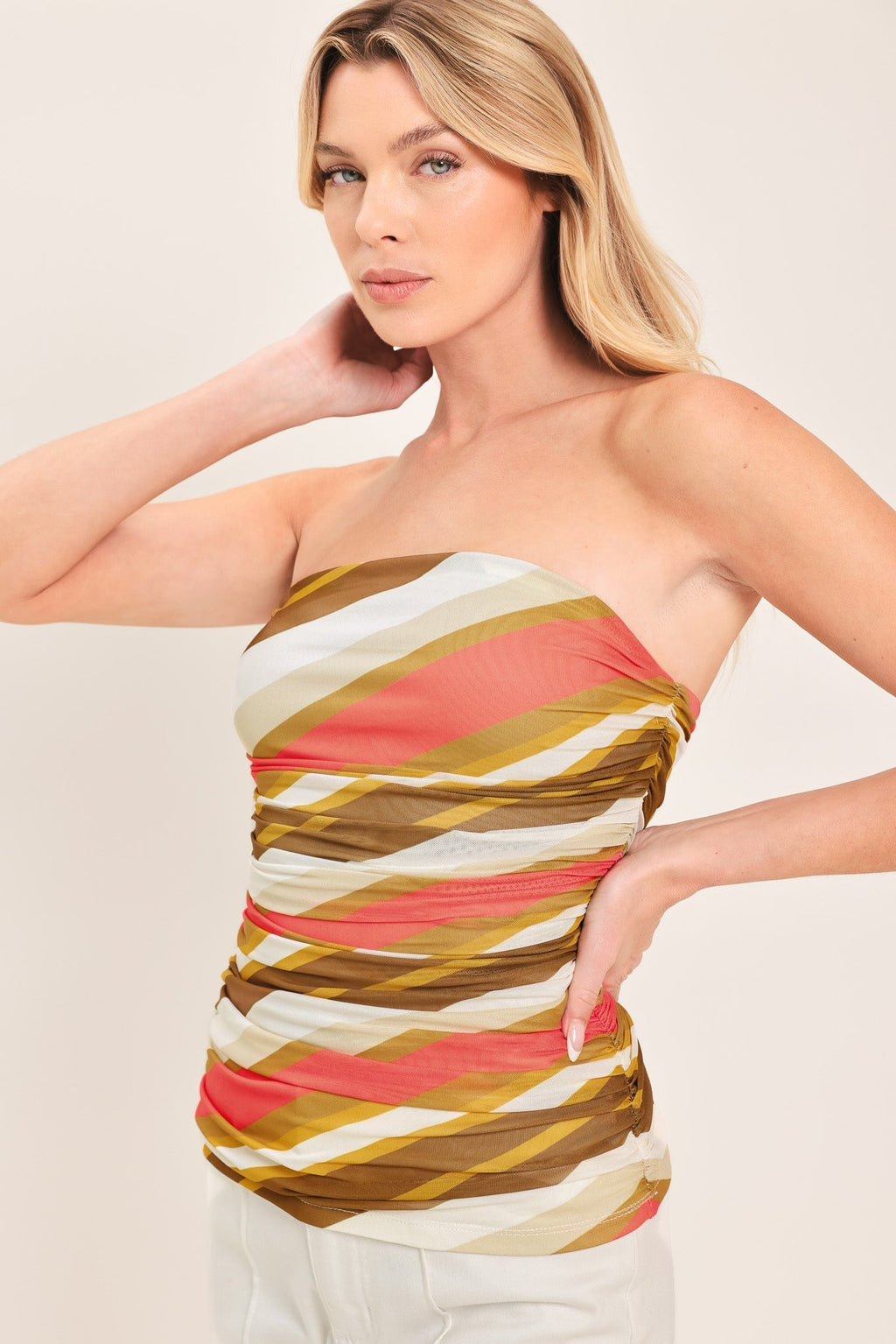 SUNKISSED MOOD POWER MESH TUBE TOP Flying Tomato