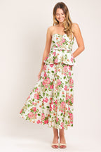 ROSE PETAL WOVEN TUBE TOP Flying Tomato
