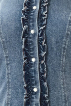 INDIGO BABE DENIM TOP Flying Tomato