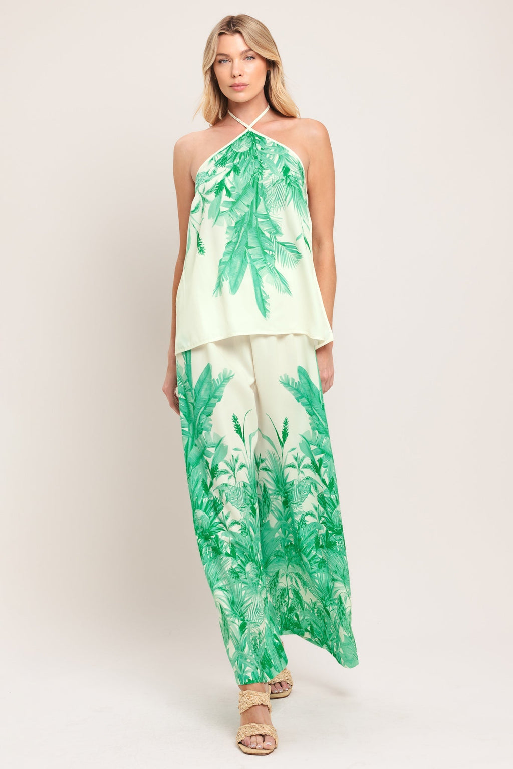 PALM SERENE WOVEN TOP Flying Tomato