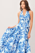SKY BLOSSOM WOVEN TOP Flying Tomato