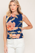 DEEP SEA BLOOM POWER MESH TANK TOP Flying Tomato