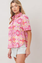 CANDY ORBIT WOVEN TOP Flying Tomato