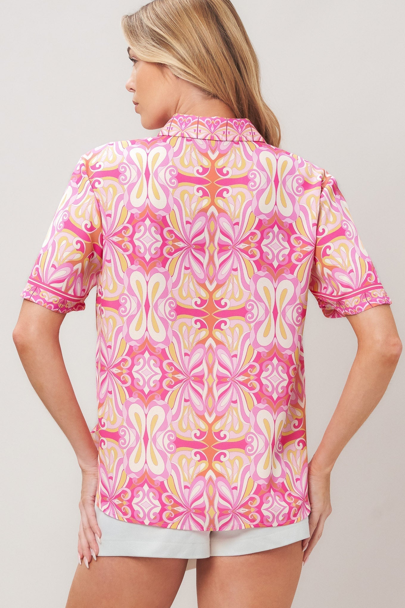 CANDY ORBIT WOVEN TOP Flying Tomato