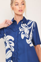 COASTAL BLOOM WOVEN TOP Flying Tomato