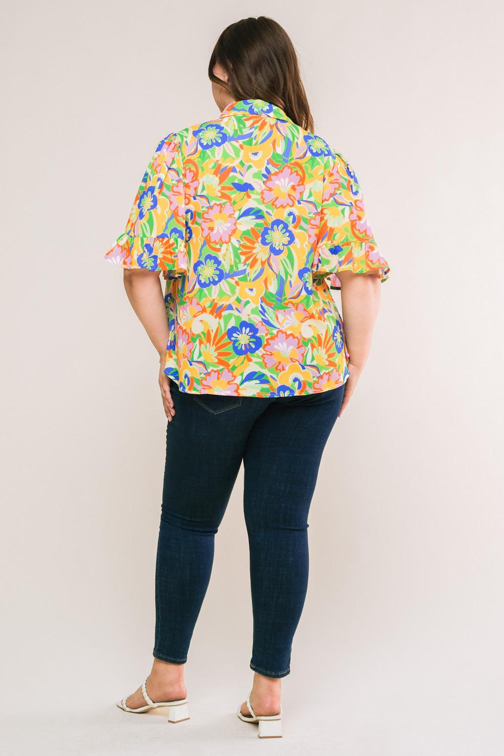 READY TO GET AWAY WOVEN TOP Flying Tomato