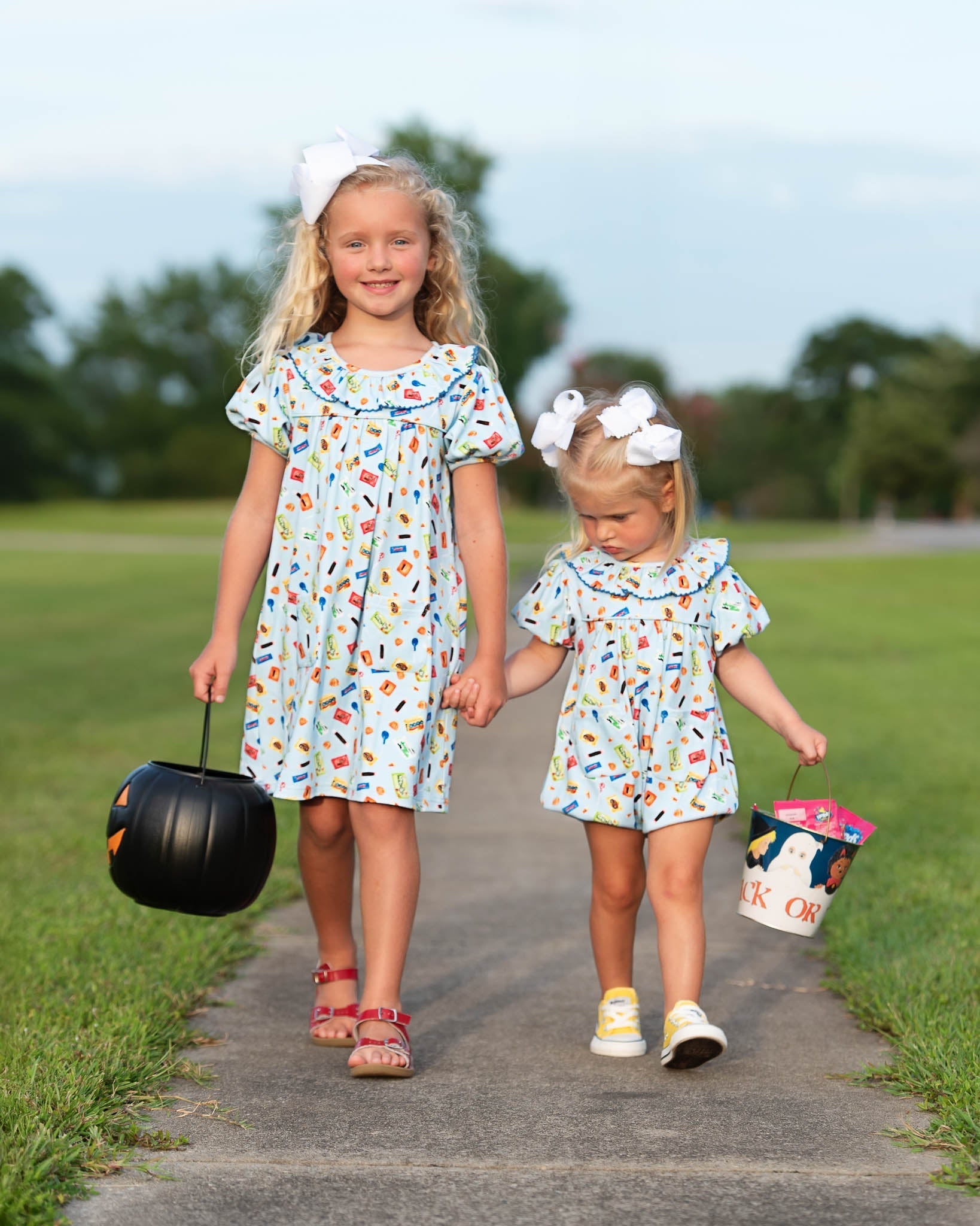 Candy Favorite Halloween Knit Dress- FINAL SALE Smockingbird