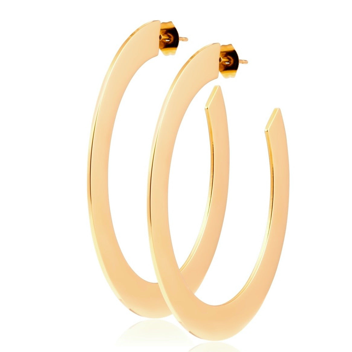 Jodie Large Flat Hoop