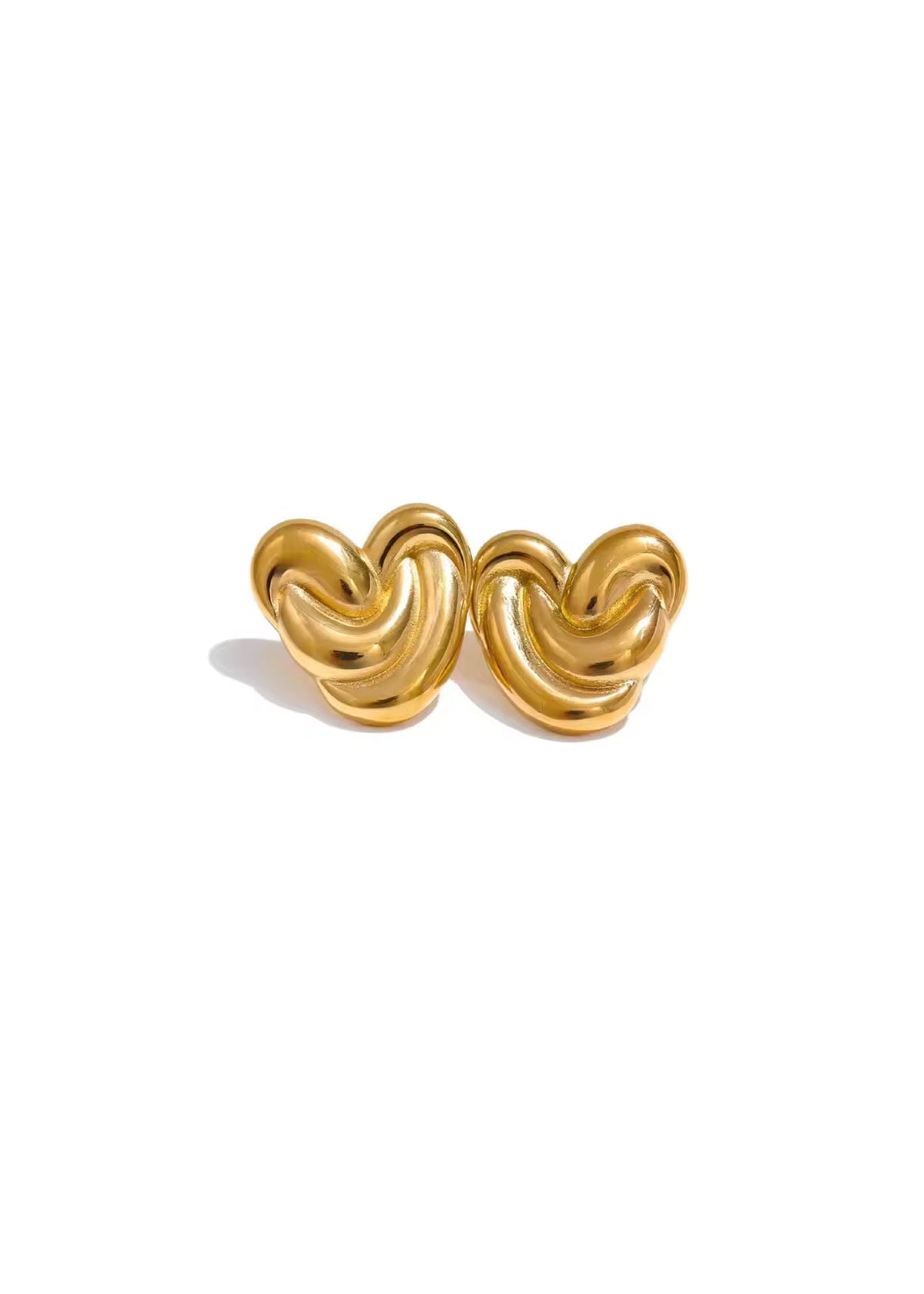 Heart Swirl Earrings