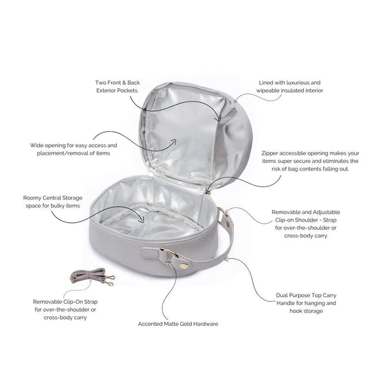 Classic Snack Bag | Stone Grey