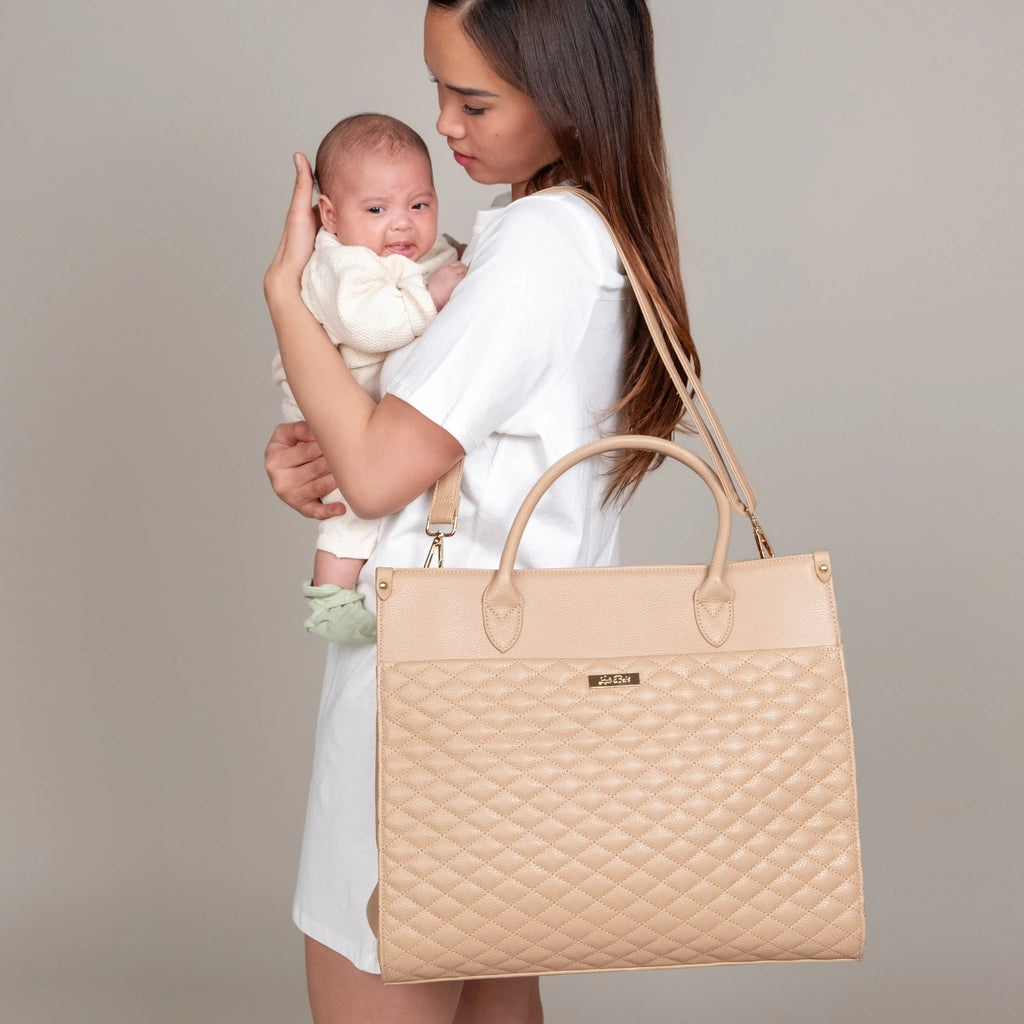 Classic Tote Bag | Latte Brown Luli Bebe
