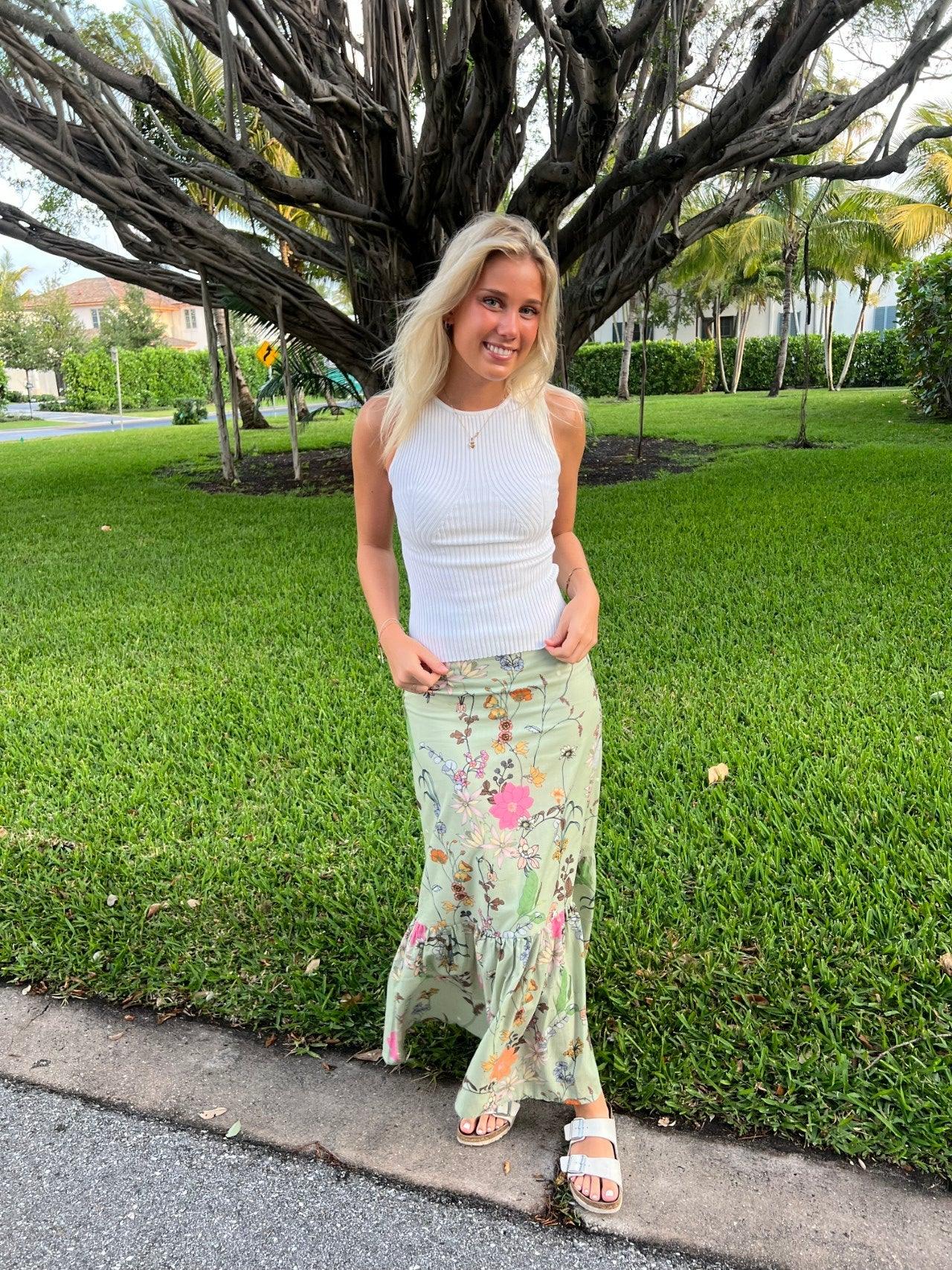 LIZZIE SKIRT | NANCE Kahora Palm Beach