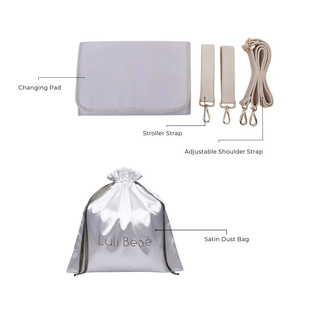 Signature Diaper Bag Nude Rose