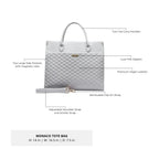 Classic Tote Bag | Pearl White Luli Bebe