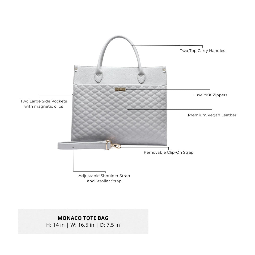 Classic Tote Bag | Stone Grey Luli Bebe