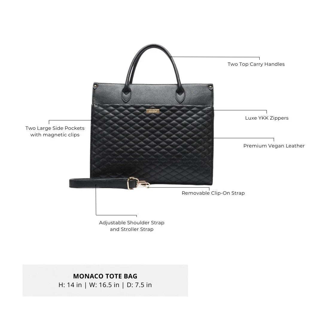 Classic Tote Bag | Ebony Black