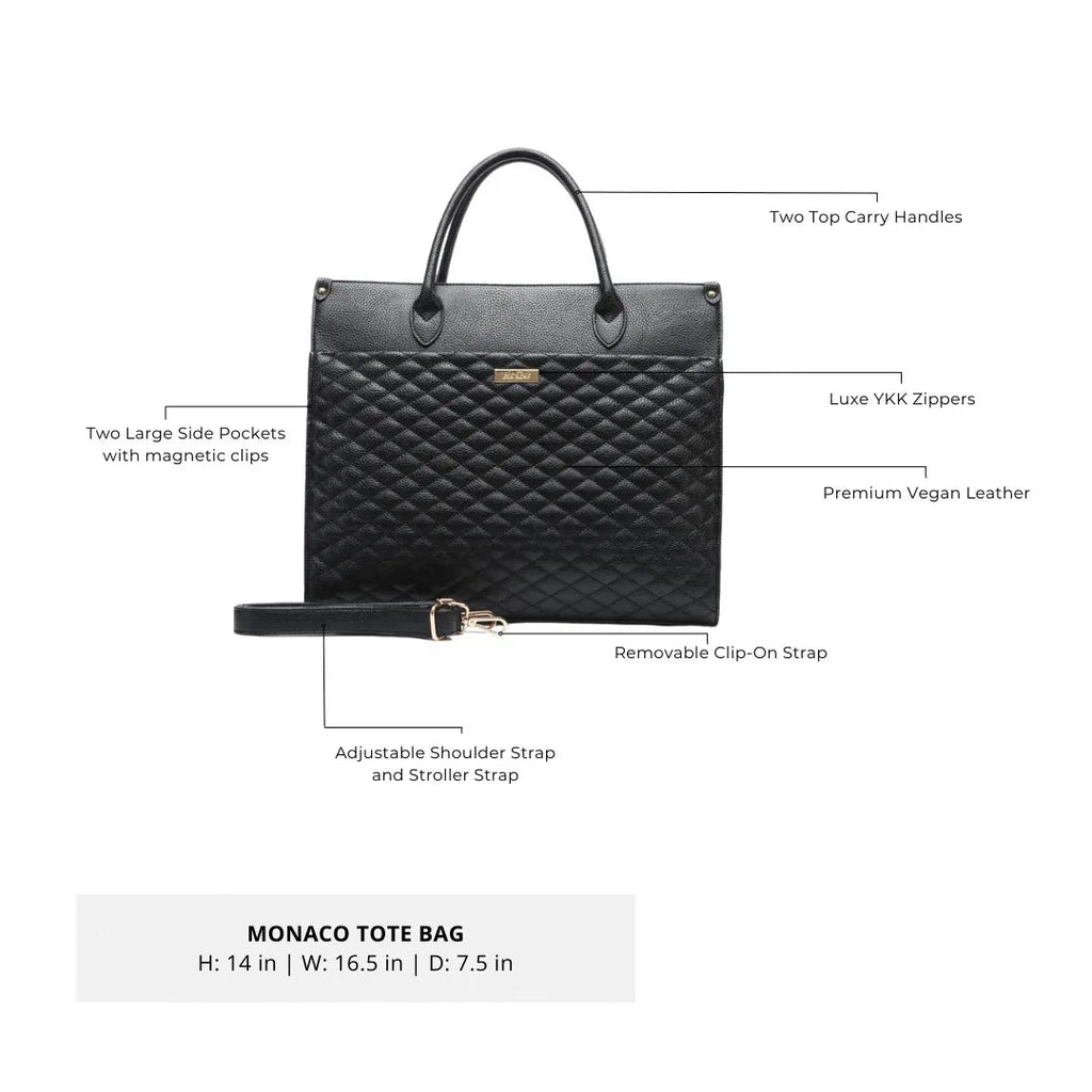 Classic Tote Bag | Ebony Black Luli Bebe