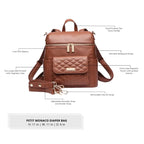 Petit Diaper Bag Caramel Luli Bebe