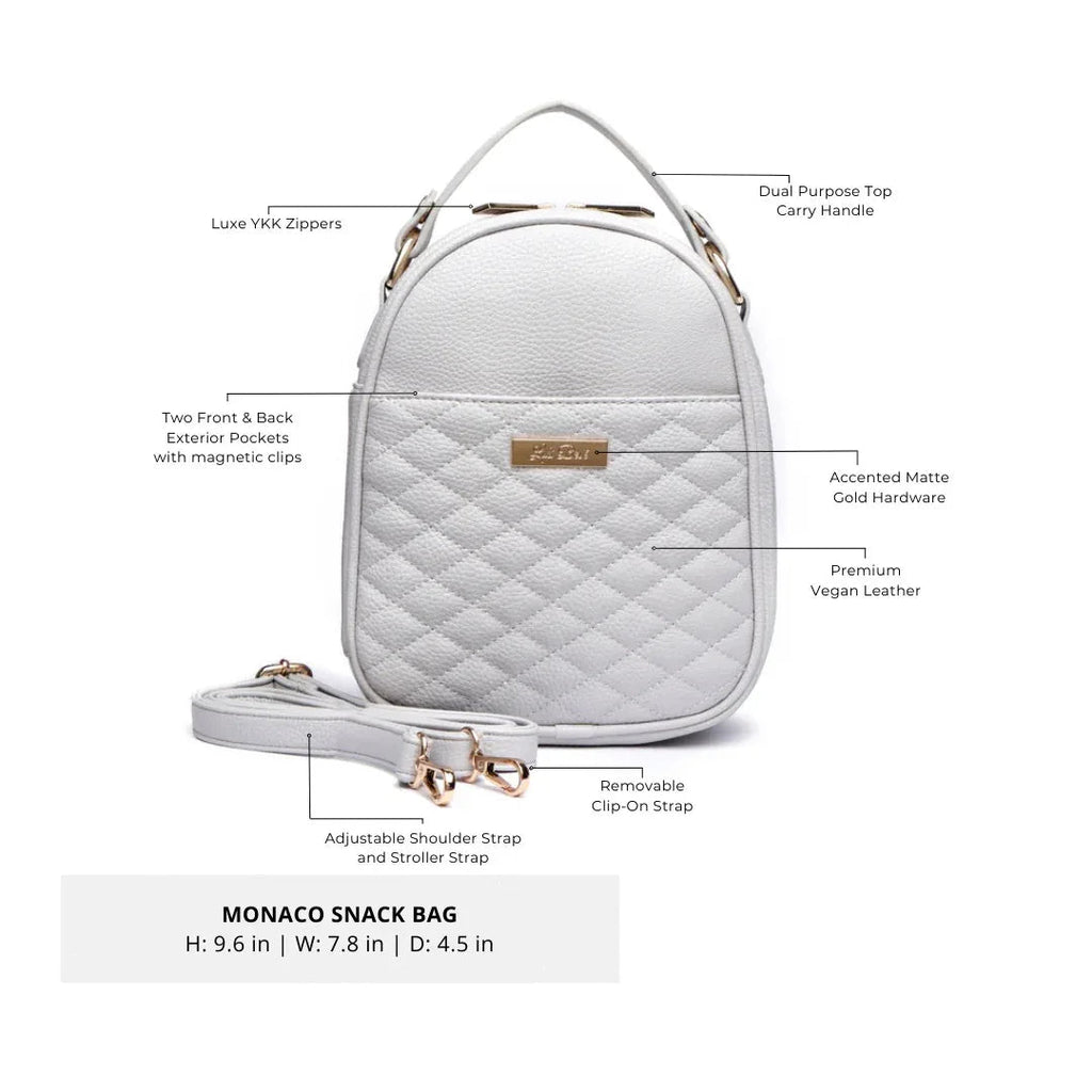 Classic Snack Bag | Stone Grey Luli Bebe