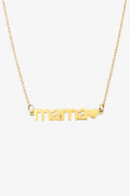 “Mama” Necklace – 18k Gold Plated Stainless Steel Luli Bebe