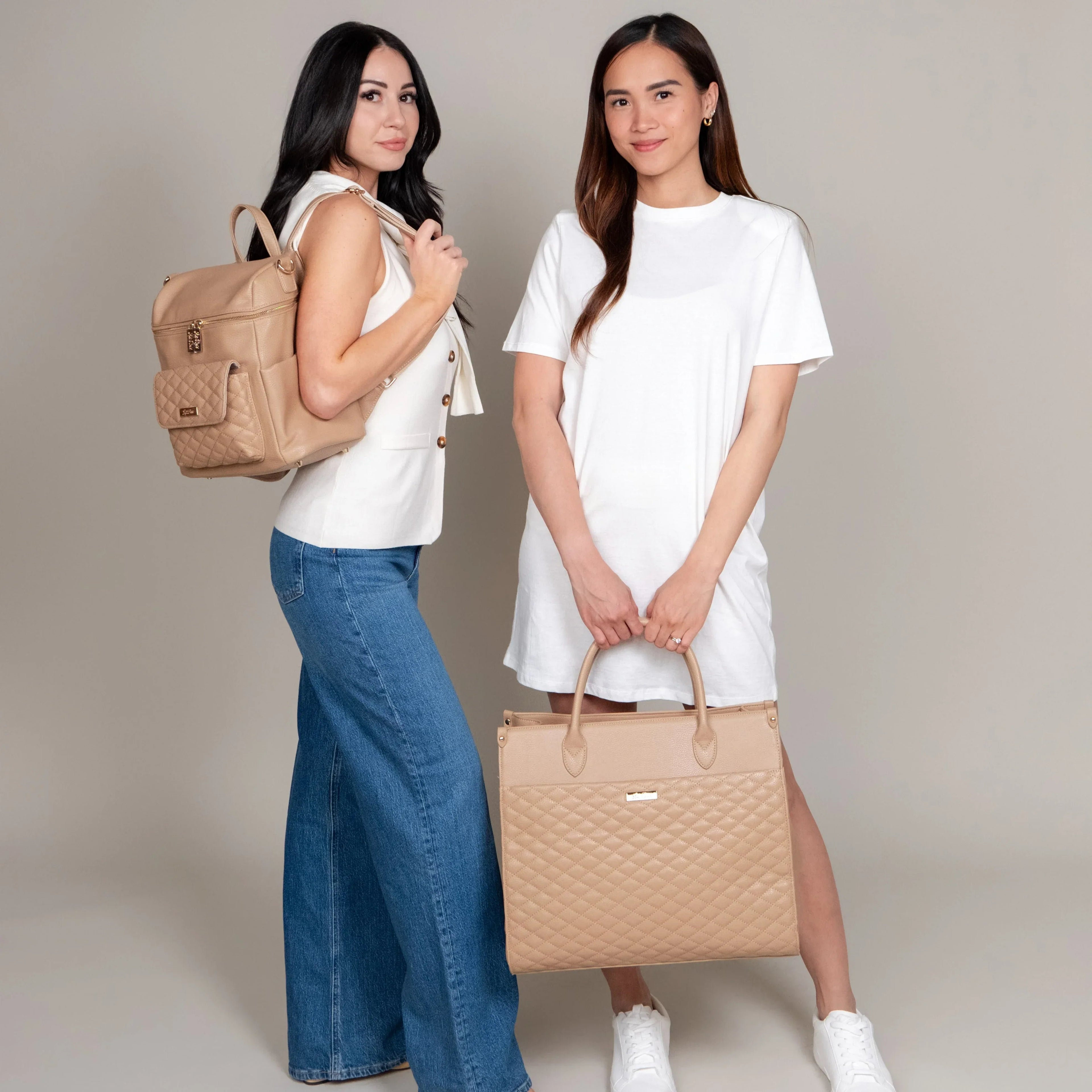 Classic Tote Bag | Latte Brown Luli Bebe