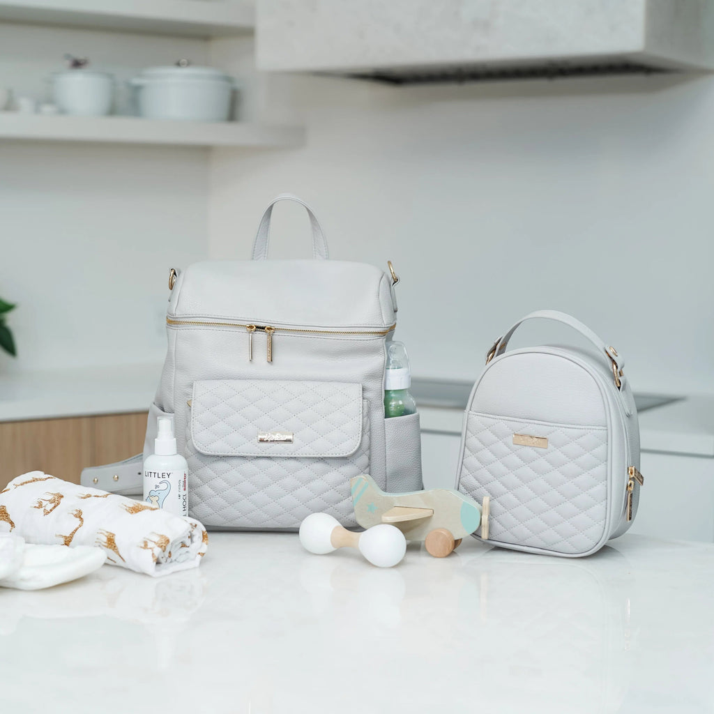 Classic Snack Bag | Stone Grey Luli Bebe