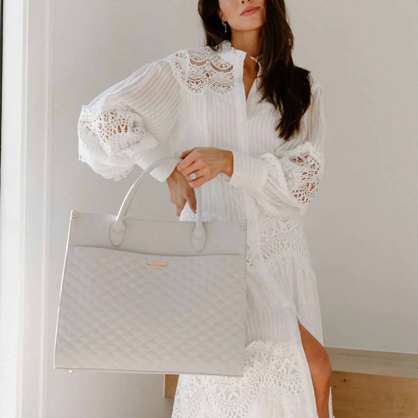 Classic Tote Bag | Stone Grey