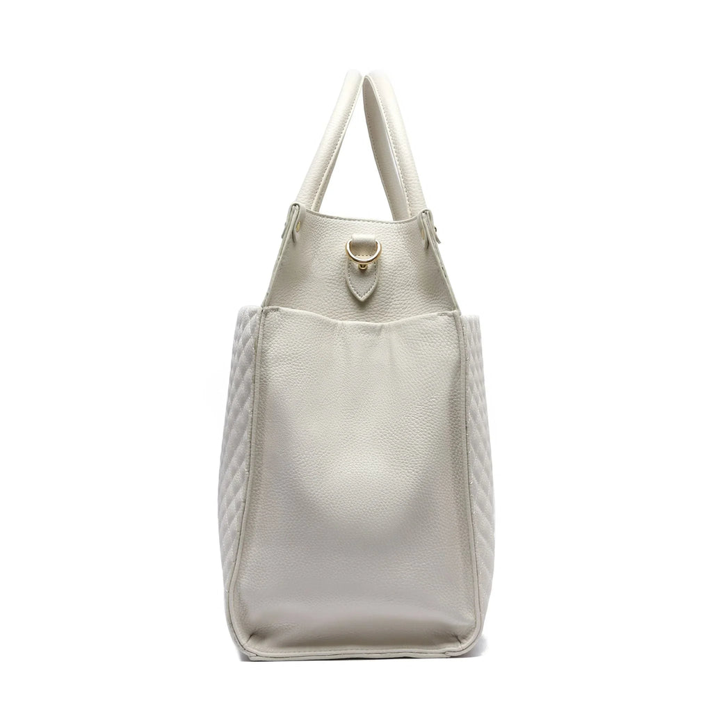 Classic Tote Bag | Pearl White