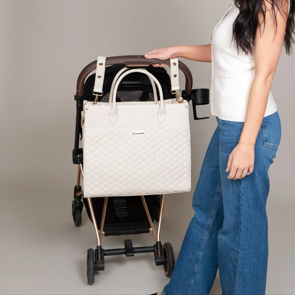 Classic Tote Bag | Pearl White Luli Bebe