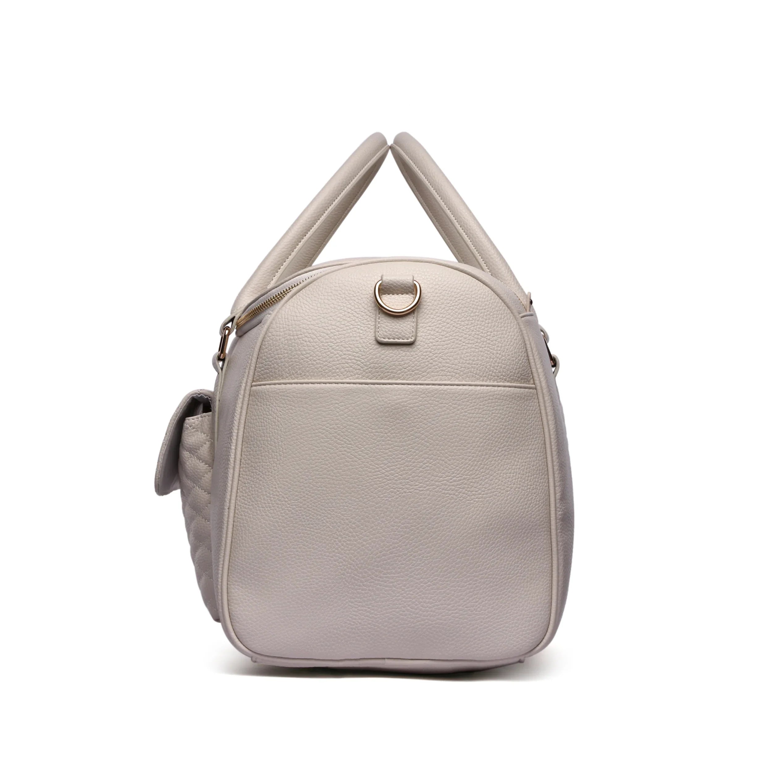 Weekender Travel Bag | Pearl White Luli Bebe