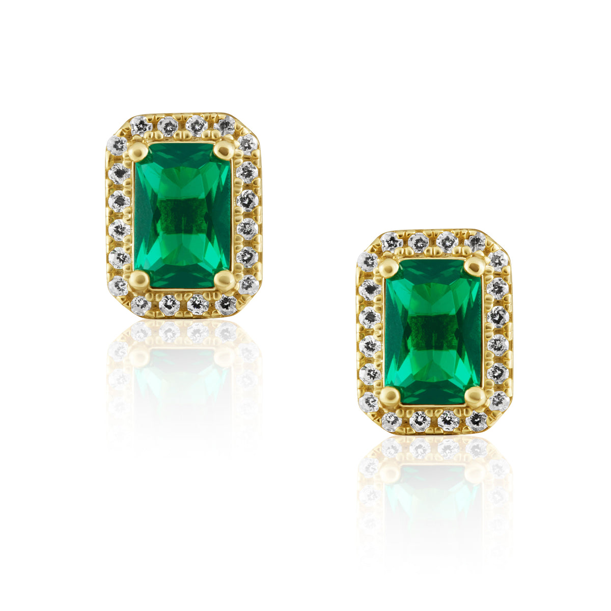 Nora Emerald Studs
