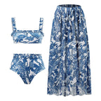 Bikini Sexy Bikini Split Three Piece Women Swimsuit Mesh Maxi Dress Bella Mia