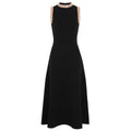 Summer Ladies Internet Celebrity Fashionable Knitted Sleeveless Heavy Industry Beads Dress Women