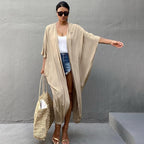 Popular Rayon Multi Color Beach Blouse Loose Cardigan Holiday Sun Protection Blouse after All Blouse Bella Mia