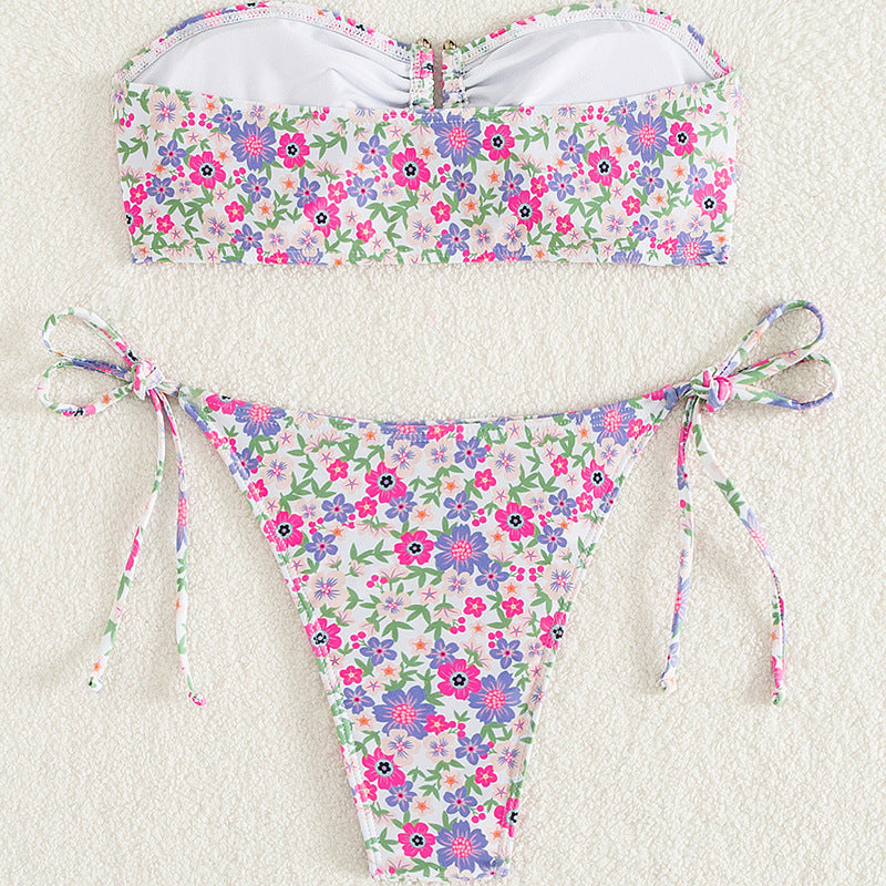 Summer Tube Top Swimsuit Strapless Sexy Women Swimsuit Printed Summer Beach Swimsuit Bella Mia