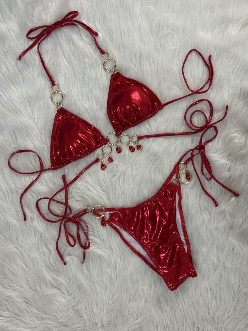 Split Diamond Bikini Sexy Bikini Swimsuit
