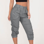 Women Clothing Casual Cropped Pants Workwear Harem Pants Bella Mia