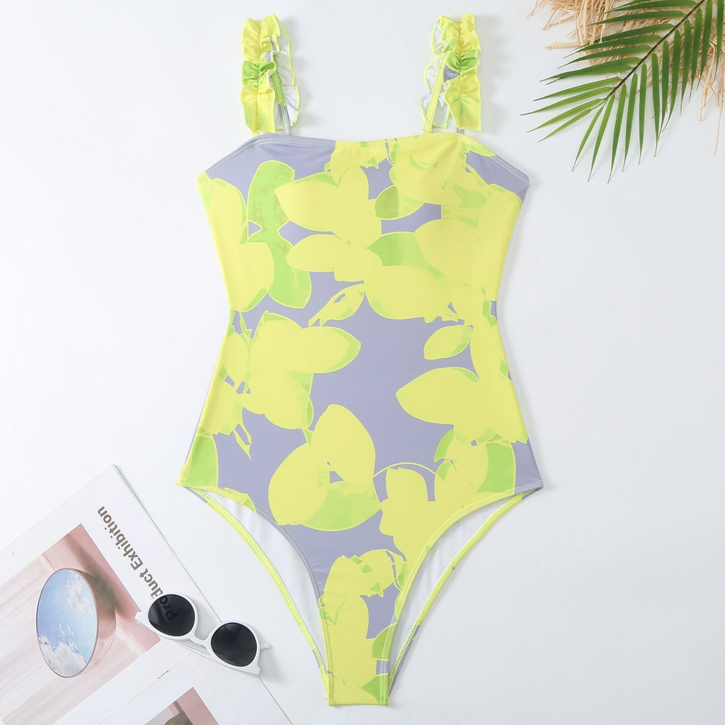 One Piece Sexy Swimsuit Women Slimming Chiffon Skirt Swimsuit Outfit Bella Mia