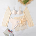Bikini Three Piece Long Sleeve Tassel Sexy Split Swimsuit Women Bikini Bella Mia