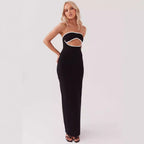Summer Sexy Tube Top Knitted Dress Long for Women Bella Mia