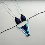 Bikini Sexy Bikini Printed Lace up Split Women Swimsuit Women Bella Mia