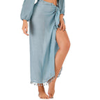 Beach Cover-up Sexy Skirt Beach Towel Vacation Sun Protection Shirt Beach Cover Up Bella Mia