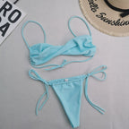 New Multi Color Nylon Swimsuit Women Sexy Bikini Wish Swimsuit