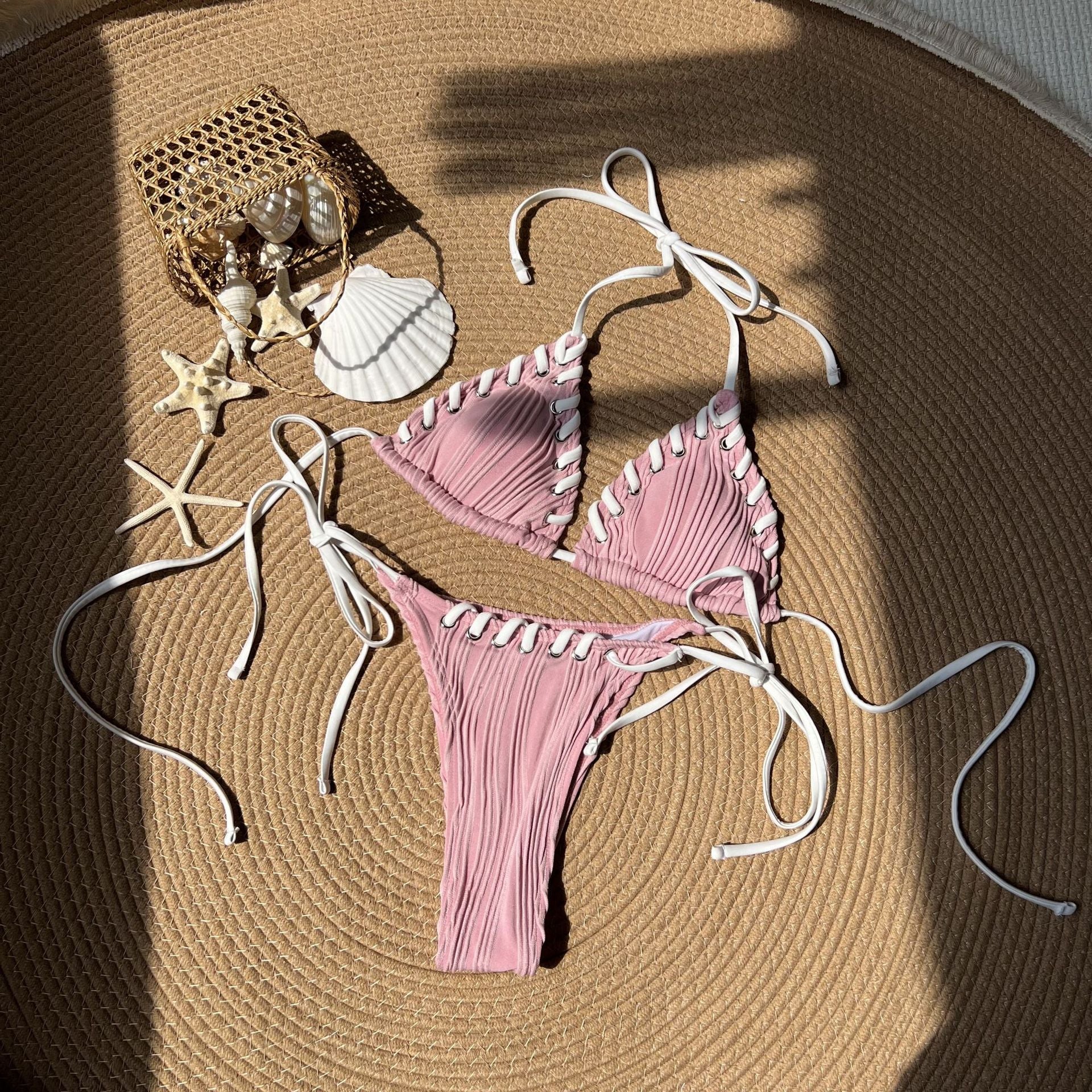 Fresh Sweet Personality Split Swimwear Swimsuit Bikini Bella Mia