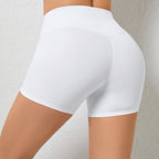 Peach Hip Raise Yoga Shorts Elastic High Waist Running Workout Shorts Tight Seamless Sports Shorts Women Bella Mia