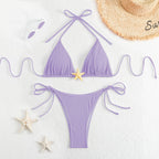 Sexy Three Point Bikini Split Swimsuit Women Sexy Triangle Swimsuit Bikini Bella Mia